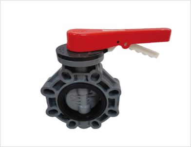 CPVC把（bǎ）手式蝶閥